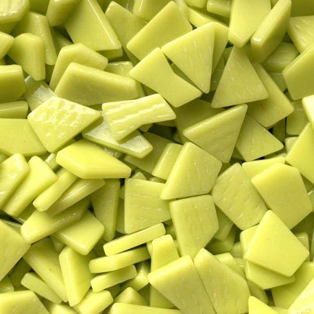 Verre Mosaique - glass mosaic -Glasmosaik-glasmozaïek-Ottoman Puzzels Groengeel - mosaicshop