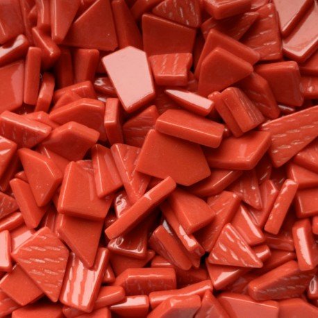 Verre Mosaique - glass mosaic -Glasmosaik-glasmozaïek-Ottoman Puzzels Helder Rood - mosaicshop