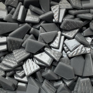 Verre Mosaique - glass mosaic -Glasmosaik-glasmozaïek-Ottoman Puzzels Houtskoolgrijs - mosaicshop