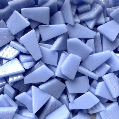 Verre Mosaique - glass mosaic -Glasmosaik-glasmozaïek-Ottoman Puzzels Lichtblauw - mosaicshop