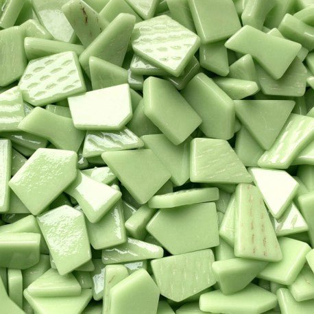 Verre Mosaique - glass mosaic -Glasmosaik-glasmozaïek-Ottoman Puzzels Muntgroen - mosaicshop