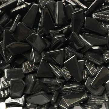 Verre Mosaique - glass mosaic -Glasmosaik-glasmozaïek-Ottoman Puzzels Opaalzwart - mosaicshop