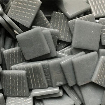 Verre Mosaique - glass mosaic -Glasmosaik-glasmozaïek-Pâte de Verre 25mm Diepgrijs - mosaicshop