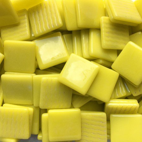Pâte de Verre 25mm Acid Yellow