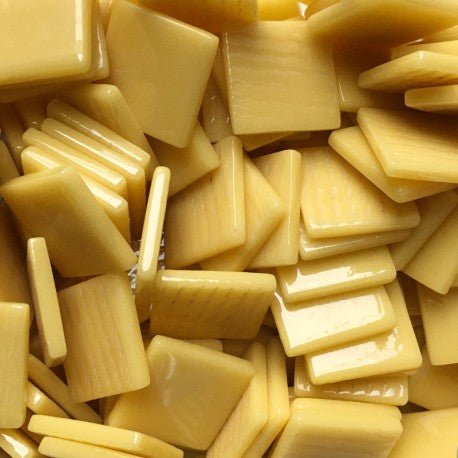 Verre Mosaique - glass mosaic -Glasmosaik-glasmozaïek-Pâte de Verre 25mm Maïs - mosaicshop