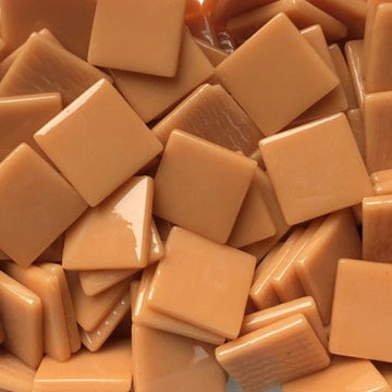 Verre Mosaique - glass mosaic -Glasmosaik-glasmozaïek-Pâte de Verre 25mm Toffee - mosaicshop