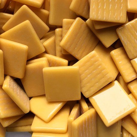 Pâte de Verre 25mm Warm Yellow