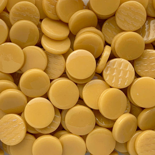 Rounds 18mm  Opal Amber