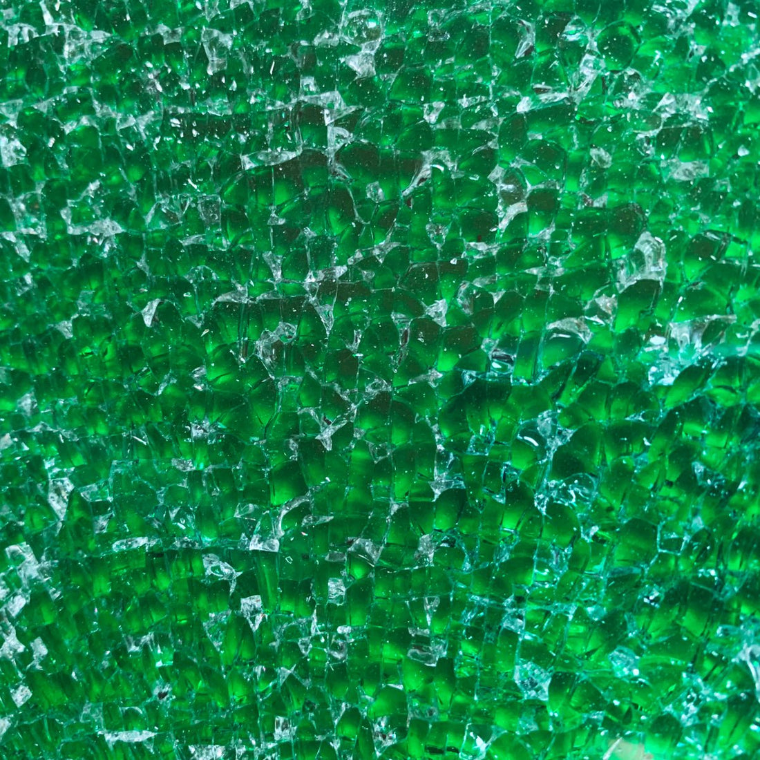 Verre Mosaique - glass mosaic -Glasmosaik-glasmozaïek-Safety Glass Groen - mosaicshop