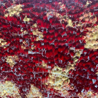 Verre Mosaique - glass mosaic -Glasmosaik-glasmozaïek-Safety Glass Rood Goud - mosaicshop