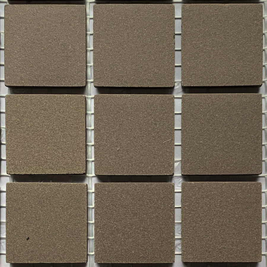 Winckelmans Anthracite – matta mosaikplattor, 20x20 mm på nät