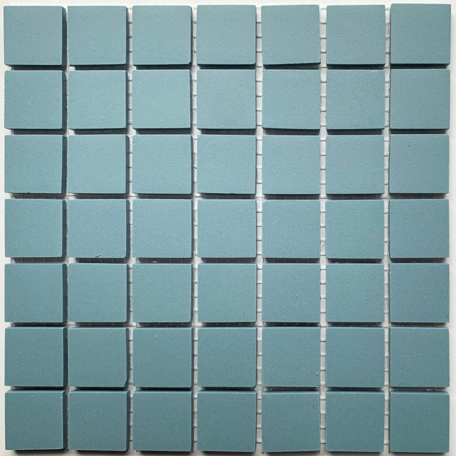 Winckelmans Bleu – matta mosaikplattor, 20x20 mm på nät