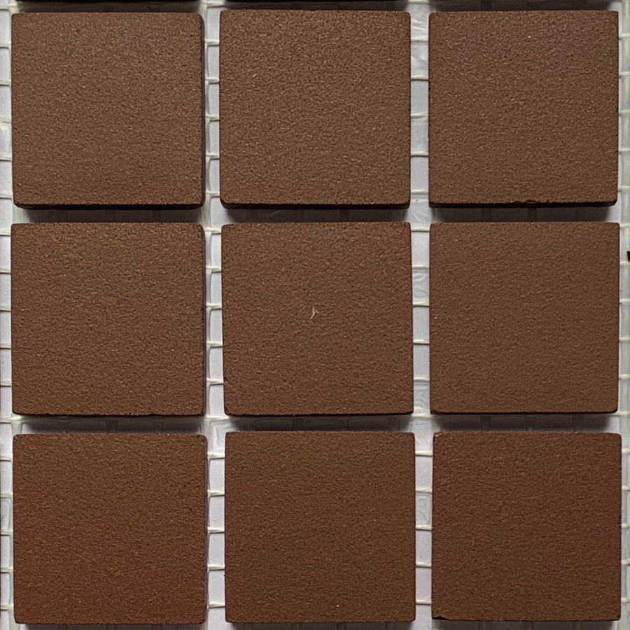 Verre Mosaique - glass mosaic -Glasmosaik-glasmozaïek-Winckelmans 20mm Brun - mosaicshop