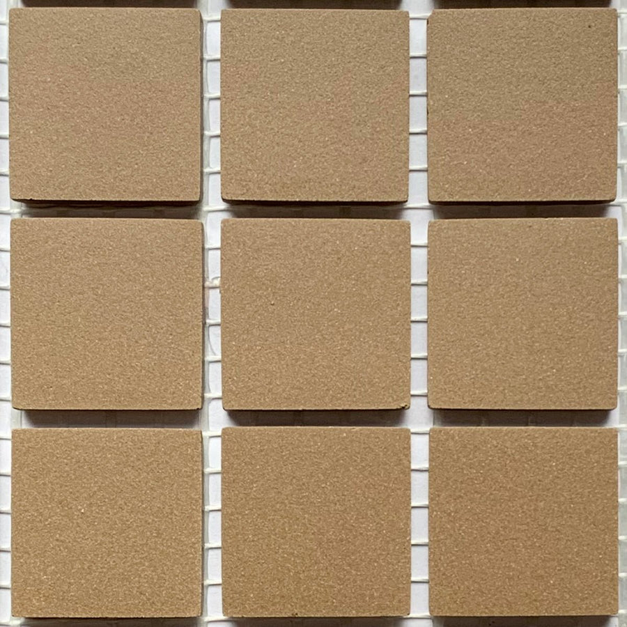 Winckelmans Café – matta mosaikplattor, 20x20 mm på nät