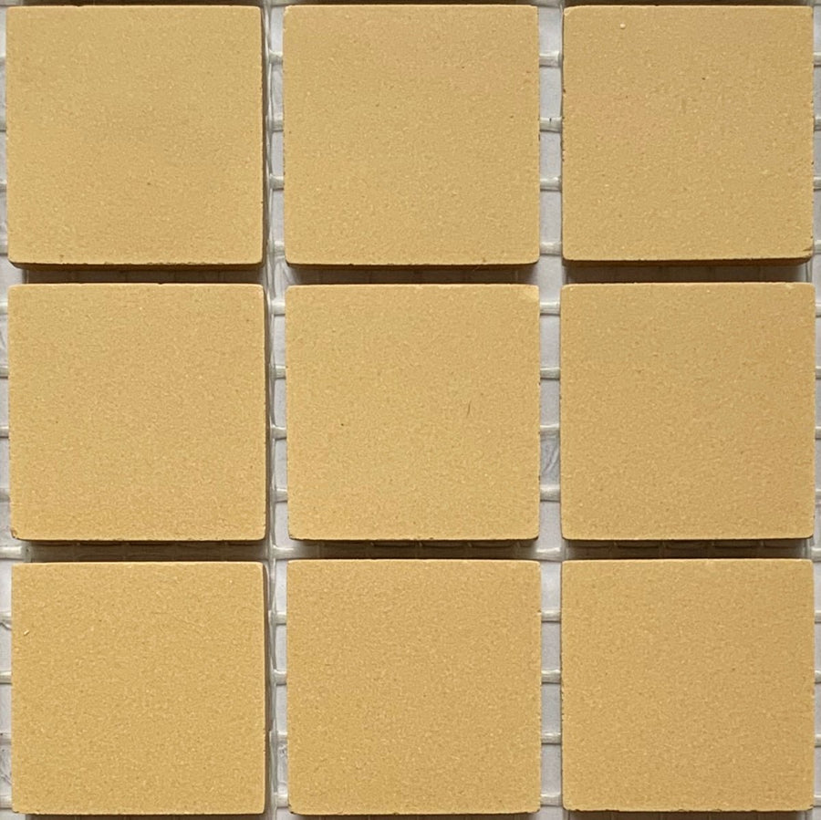 Winckelmans Jaune – matta mosaikplattor, 20x20 mm på nät