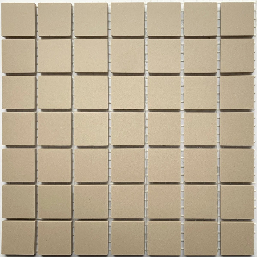Winckelmans Linen – matta mosaikplattor, 20x20 mm på nät