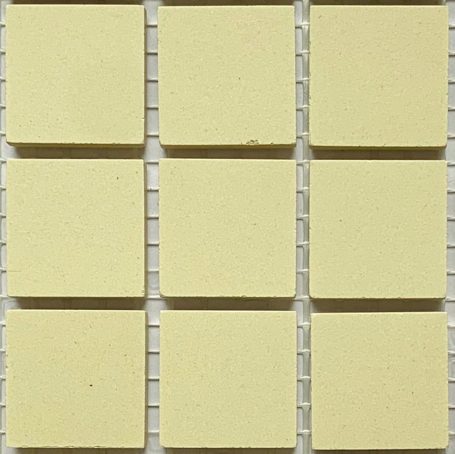Winckelmans Vanille – matta mosaikplattor, 20x20 mm på nät